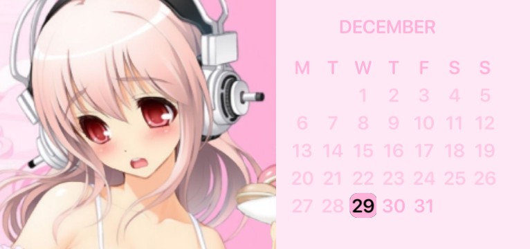 anime widget