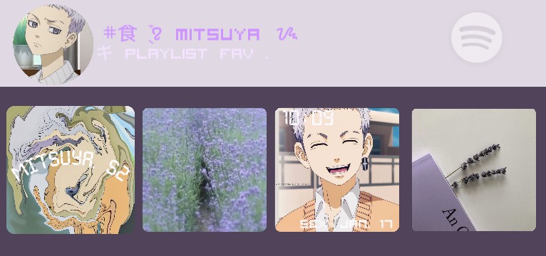 spotify widget mitsuya Tokyo Revengers 