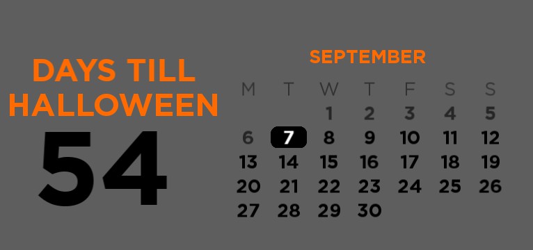 Halloween countdown