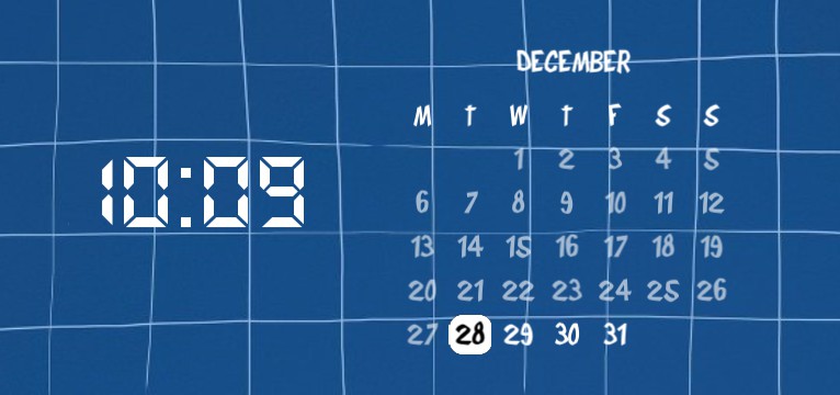 blue medium widget