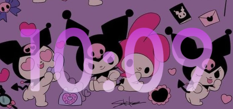 Kuromi clock sanrio
