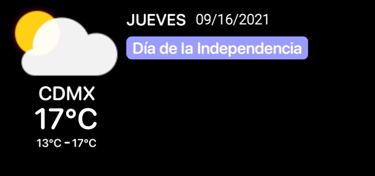 Tareas y clima