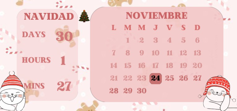 cute christmas calendar