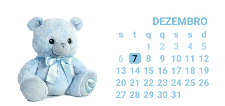 Calendar IOS blue 
