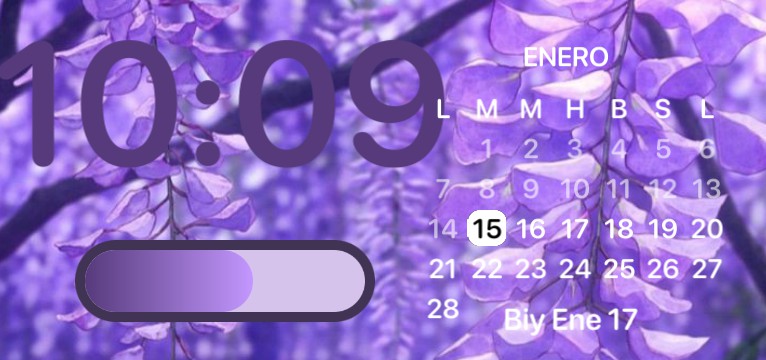 Wisteria widget