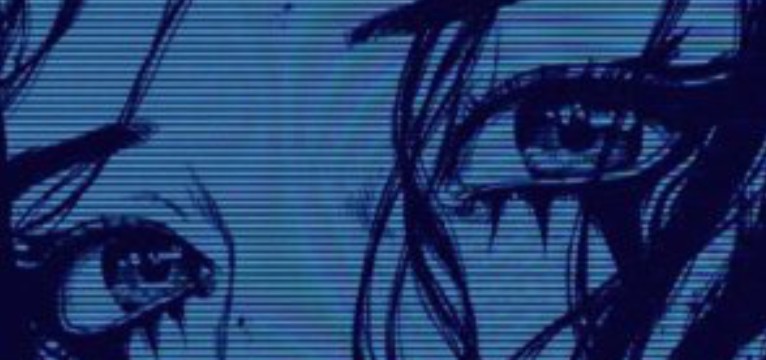 blue anime 
