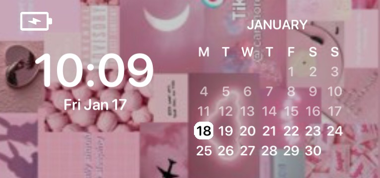 pink calendar 