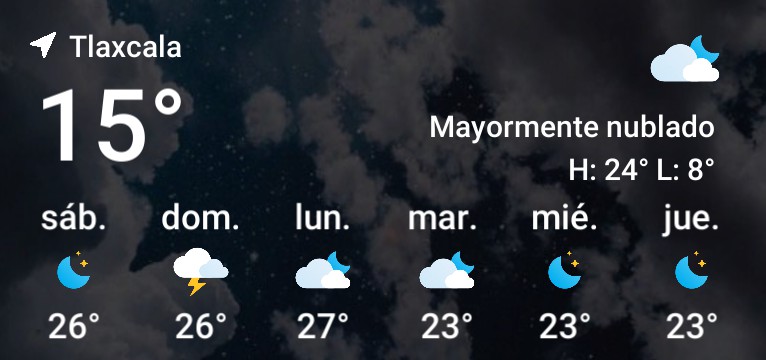 Weather widget