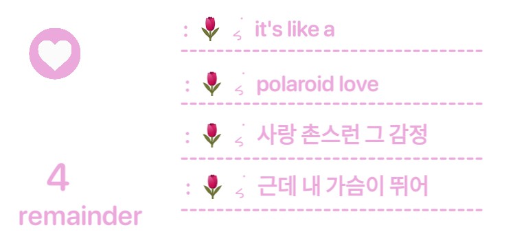 reminder enhypen polaroid love