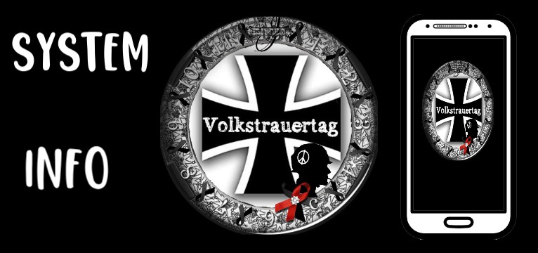 System Info Volkstrauertag 