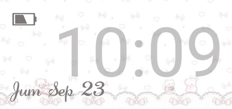 Clock widget