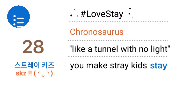 notes Stray kids