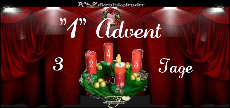 Counter Adventskalender 1 Advent 1