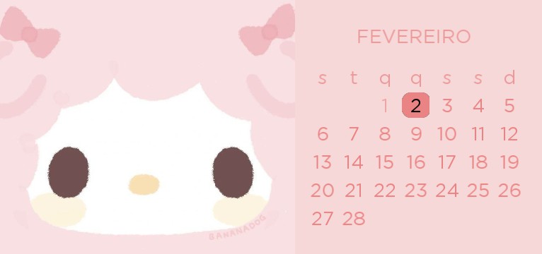 my melody calendar