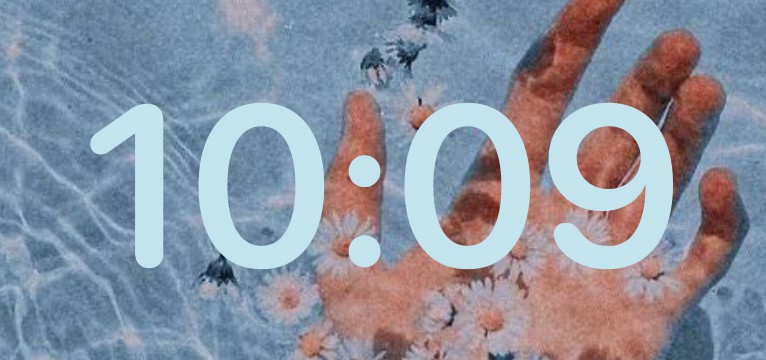 Aesthetic Clock