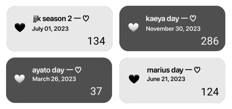 Countdown Widget 