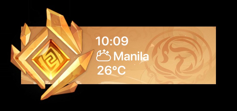 Genshin Impact Ningguang Geo Widget