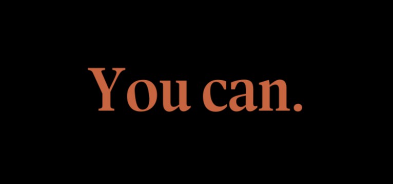 you can