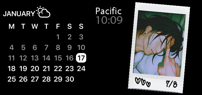 geto suguru calendar widget