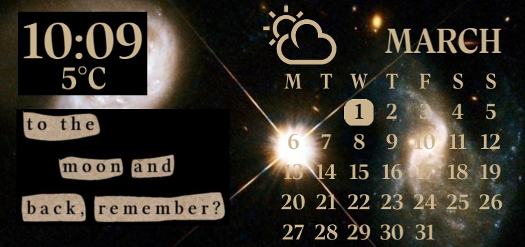 space widget thingy