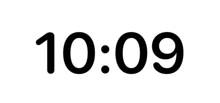 clock medium widget