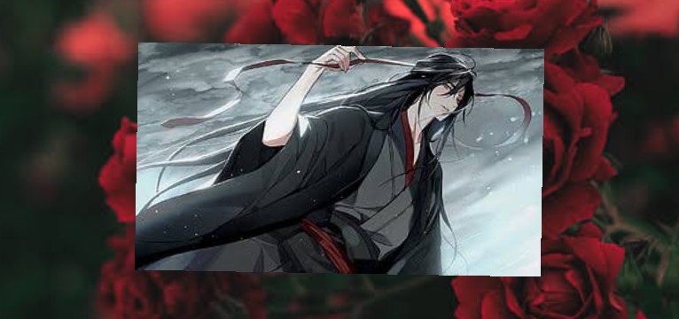 wei wuxian with roses 
