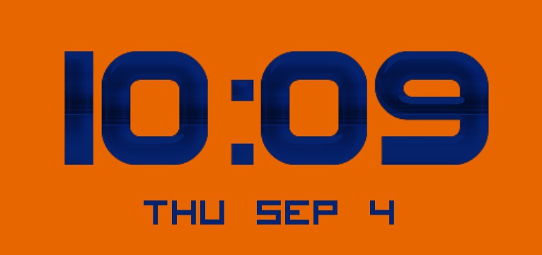 orange and navy