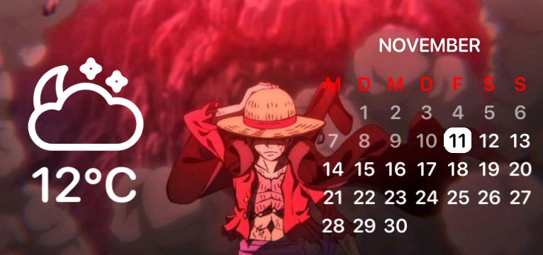 Luffy Calendar with Weather M