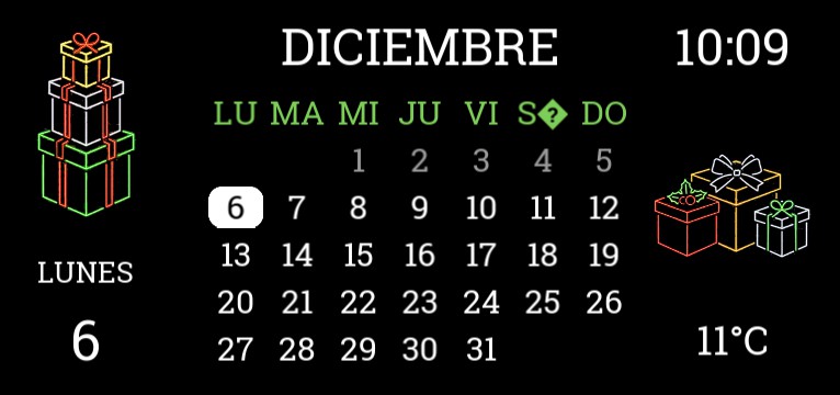 Christmas calendar