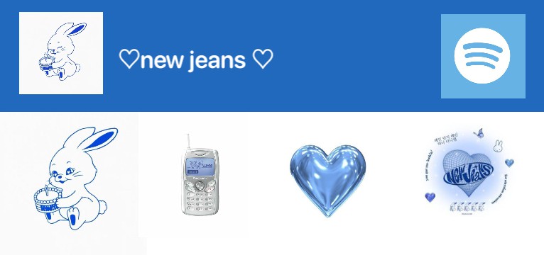 Spotify Blue NewJeans
