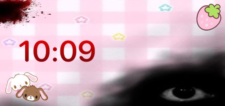 Cutegore clock