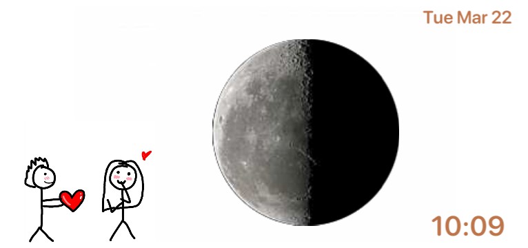 24h,date,digital,moon