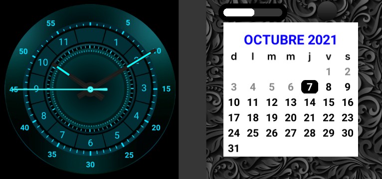 Clock, date and more 2