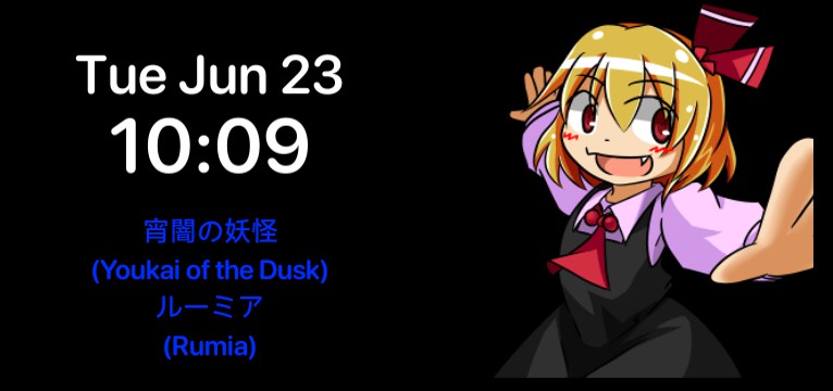 Revamped Clock Girls for Touhou -R. ver- - Rumia