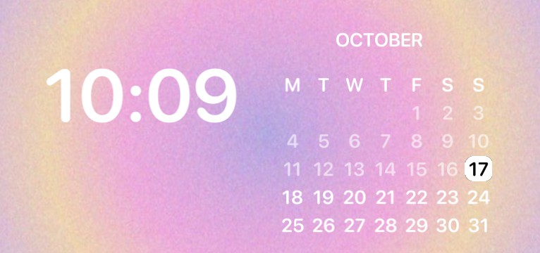 aesthetic calendar 