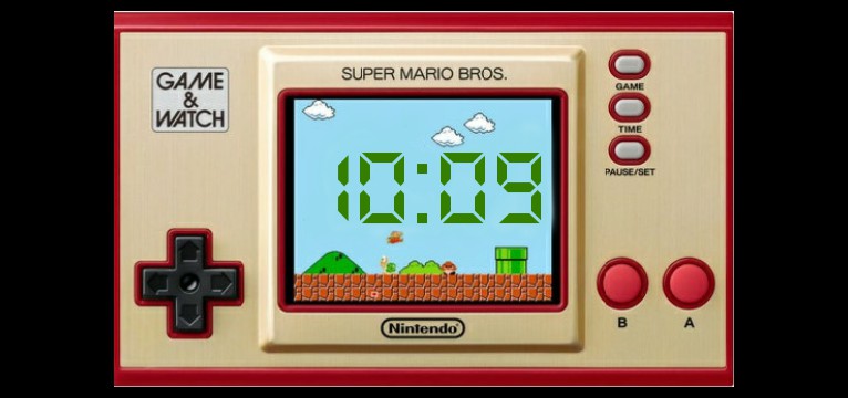 Nintendo game & watch clock