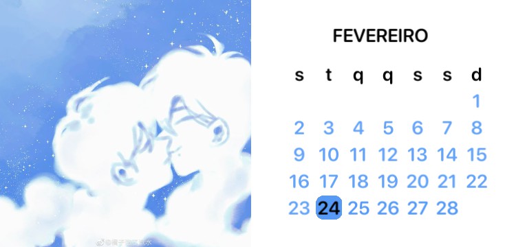 calendar blue