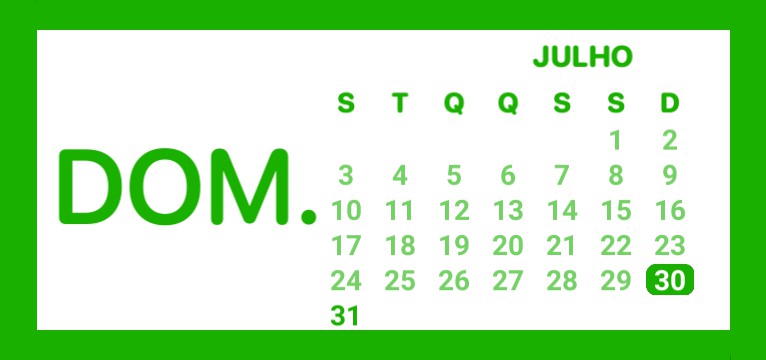 widget verde 
