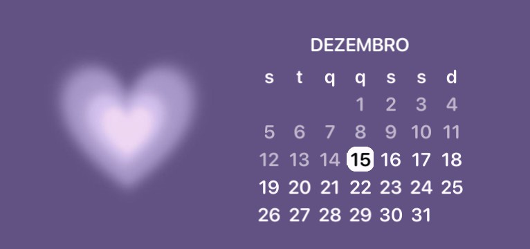 purple calendar