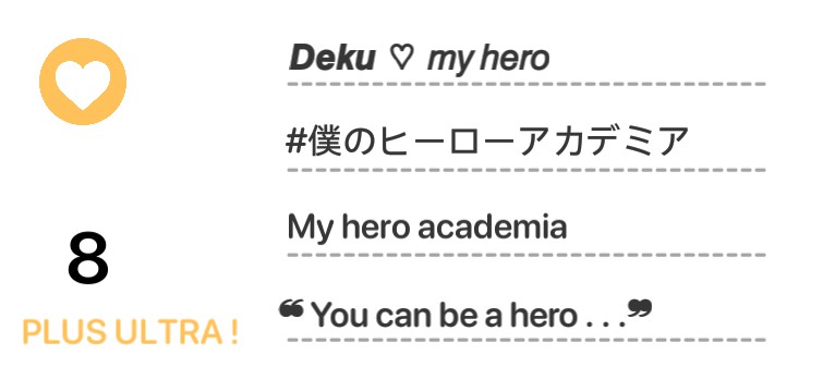 My hero academia