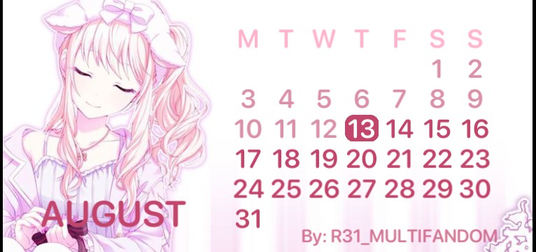 Mizuki calendar widget