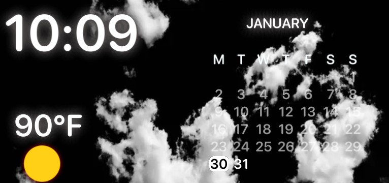 Cloud widget