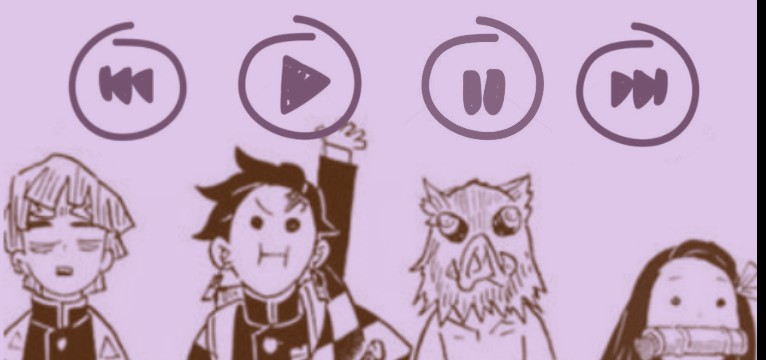 Demon Slayer Music Player 