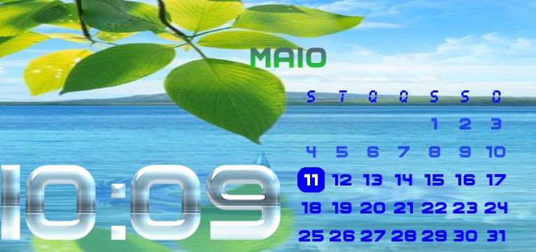 Frutiger Aero time & calendar