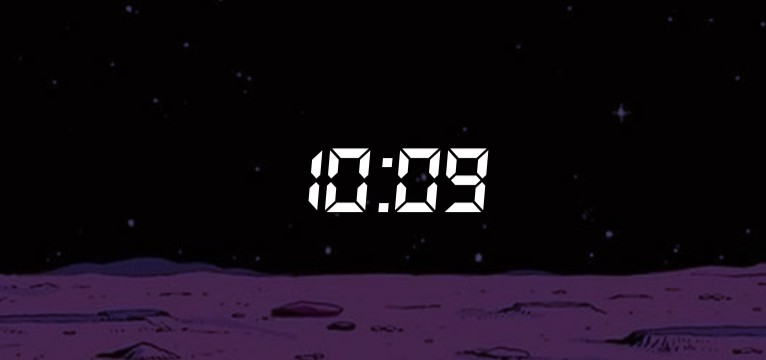 space-y digital clock