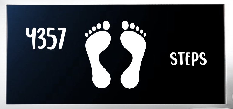 Step White Blue 