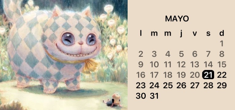 Sonriente calendar