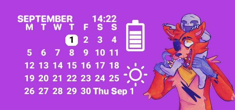 Foxy - Calendar