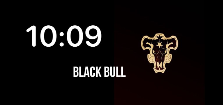 Black Bull clock