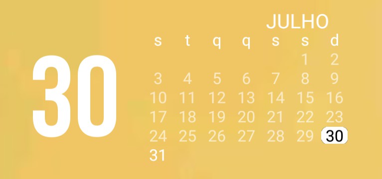 widget amarelo